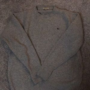 Burberry grey Marino wool sweater